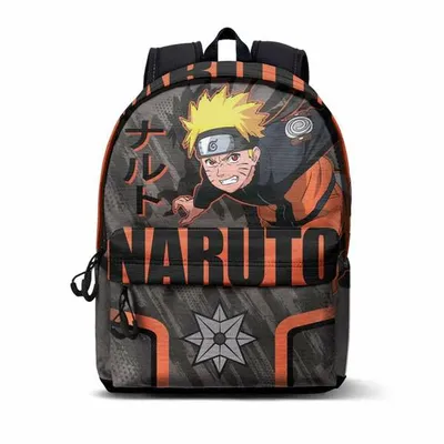 Produktbild von Naruto Shuriken Grau Ein-Fach-Schulrucksack 31x44x18 cm