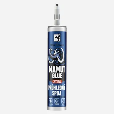 Obrázek produktu pro Den Braven - MAMUT GLUE Crystal, kartuše 290 ml, transparentní
