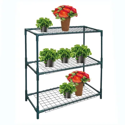 Produktbild von Metall Pflanzenregal Blumenregal 72x33x75cm