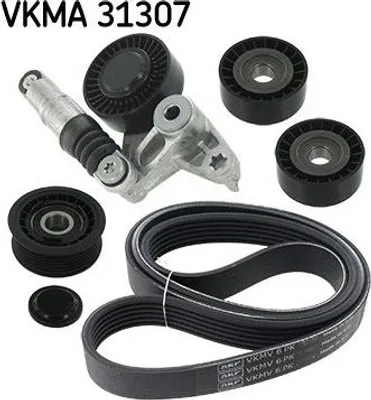 Produktbild von SKF VKMA 31307 Keilrippenriemensatz für AUDI A4 Avant (8K5, B8)