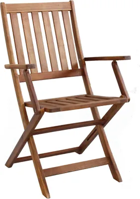Immagine prodotto di Milani Home - Sedia In Legno Di Acacia Per Esterno Giardino Portico Ristorante Bar Hotel Albergo Agriturismo - Marrone