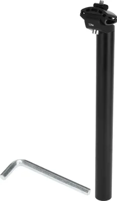 Produktbild von 1 Satz universelle Fahrradsattelstš¹tzen extra lange verstellbare Winkel 31,6x350mm Fahrradsattelstš¹tze Sattelrohr Schwarz Aluminiumlegierung