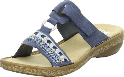 Immagine prodotto di Rieker 628M6-14 Scarpe Sandali da donna, Dimensione:40 EU, Colore:Blu