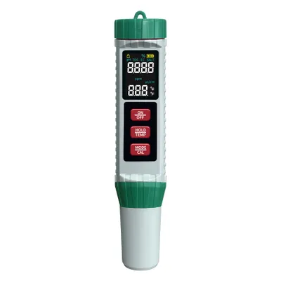 Produktbild von 5-in-1 ph tester, salzgehalt,Wasser messgerät für schwimmbecken, tds/ec/thermometer wasserqualitätsmessgerät