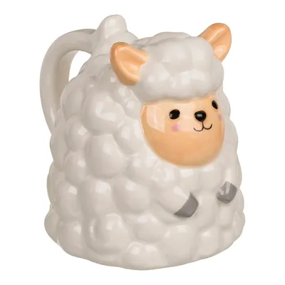 Produktbild von Schaf kopfüber Kaffeebecher Bauernhoftiere Tasse aus Keramik