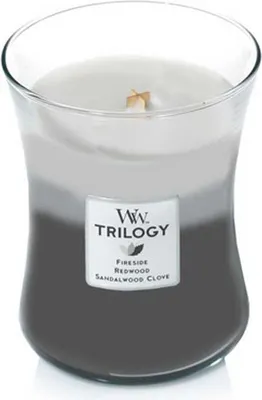 Produktbild von WoodWick 92911, andere, Grau, Weiß, Bernstein, Moschus, Vetiver, 1 Stück(e)