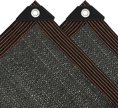Produktbild von Famanu Sonnensegel Rechteckig - 90% UV-Schutz - 2 x 4 m - Schwarz