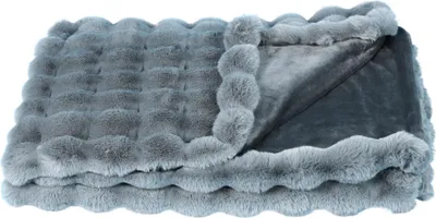 Produktbild von Star Home Wohndecke Felldecke Webpelz Cosy anthrazit 150x200