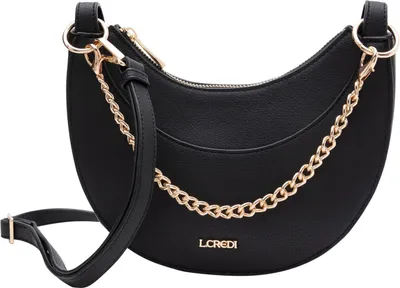 Produktbild von L.CREDI Umhängetasche Handtasche Paulette Crossbody Bag Black schwarz