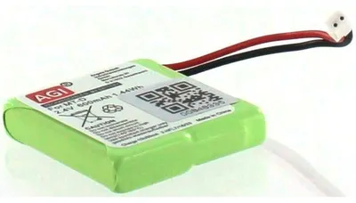 Produktbild von Akku für Telekom GPRHP70-R007 NiMH 2,4 Volt 500 mAh grün.