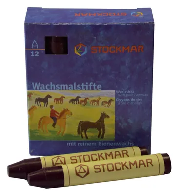 Produktbild von Stockmar 330-12 Wachsmalstifte - rotviolett - 12 Stifte