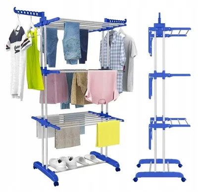 Produktbild von Zusammenklappbarer XXL-Wäscheständer