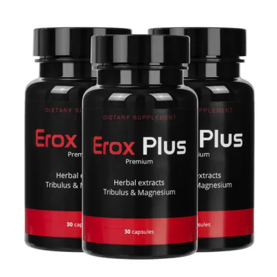 Produktbild von 3x Erox Plus - Nahrungsergänzungsmittel für Männer, 30 Kapseln