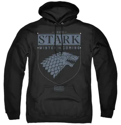 Produktbild von Game of Thrones - "House Stark" Kapuzenpullover für Herren/Damen Uni TV38323 (L) (Schwarz)