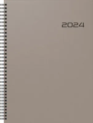 Produktbild von BRUNNEN Wochenkalender Modell 781 2024 2 Seiten = 1 Woche A4 transparent