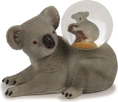 Produktbild von Glitzerkugel Koala 10 cm, Schneekugel Tier Tiere Schneekugeln Koalabär