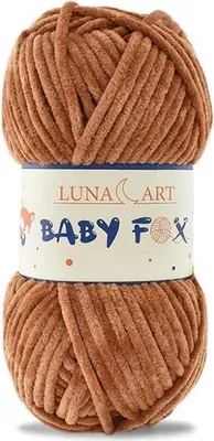 Produktbild von Luna Art Baby Fox Wolle - Weich & Plüschig, Perfekt für Kindersachen!