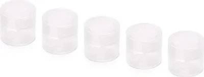 Produktbild von 5 Stück Wand- und Deckenpin, Kabelhalter als Deckenbefestigung für Textilkabel, (Ø 19 mm), Höhe 18 mm, Transparent