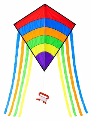 Produktbild von Drachen Lenkdrachen Einleiner - Bunt - 80 m Leine - Für Kinder und Erwachsene