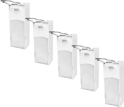 Produktbild von Seifenspender SemyTop - 5 Armhebel-Dosierspender - 1000 ml - weiß - Kunststoff