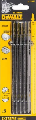 Produktbild von DeWALT DT2084-QZ, Jigsaw blade, Fiberglas, Laminat, Edelstahl, Kachel, Grau, 14,8 cm, 2 mm, 12 cm