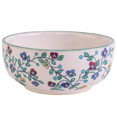 Produktbild von Müslischale 12,50 cm "Blumenranke" flach