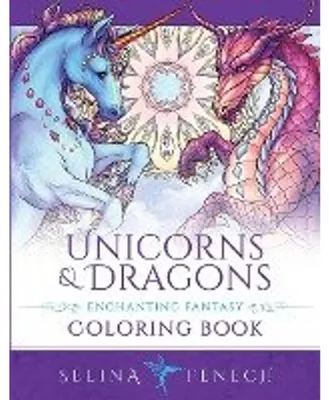 Image de Unicorns and Dragons - Enchanting Fantasy Coloring Book