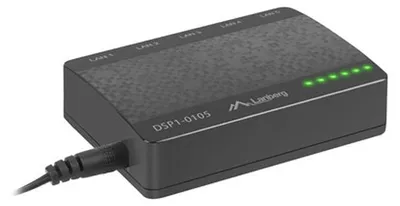 Produktbild von Lanberg DSP1-0105, Unmanaged, Fast Ethernet (10/100)