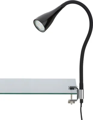 Produktbild von LED Klemmleuchte Klemmlampe 1xGU10 3W schwarz Metall-Kunststoff Briloner
