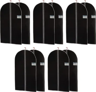 Produktbild von 10er Pack Kleidersack aus Vliesstoff 60x150 Kleiderhülle Kleider Schutzhülle Kleideraufbewahrung …