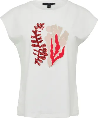 Produktbild von Comma (316) T-Shirt, WHITE 01E1 01E1 38