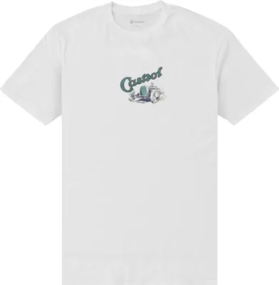 Image de Castrol - T-shirt "Avec" pour homme/femme unie PN291 (L) (Blanc)