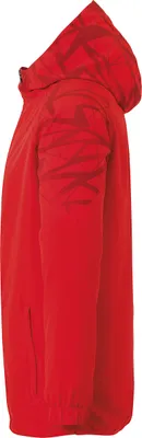 Produktbild von uhlsport Kapuzenjacke GOAL 25 EVO WOVEN HOOD JACKET Unisex 1002217_01 rot/weiß 3XL