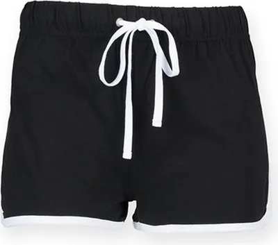 Immagine prodotto di SF Women SK069 | Pantaloncini retrò da donna - Colore: Nero/Bianco - Taglia: M