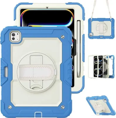 Immagine prodotto di Custodia per iPad Pro 11"/iPad Air4/5 con tracolla Blu