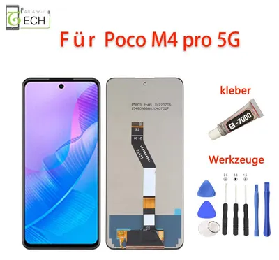 Produktbild von Für Xiaomi Redmi Note 11S / 12S / 11 4G / Poco M4 Pro 5G 21091116AG LCD Display