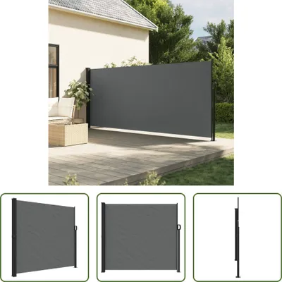 Image de The Living Store Store latéral extensible Anthracite 180x300 cm
