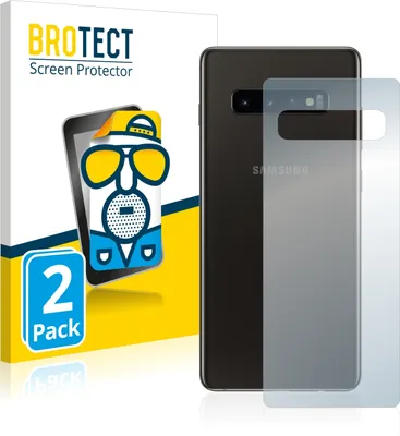 Produktbild von 2x BROTECT Schutzfolie für Samsung Galaxy S10 (Rückseite) Displayschutz Displayschutzfolie Folie Matt Entspiegelungsfolie