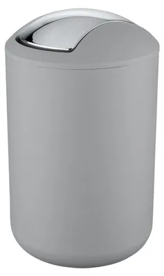 Immagine prodotto di WENKO secchio con coperchio basculante Brasil grigio 6,5 L rifiuti cosmetici bagno WC cucina