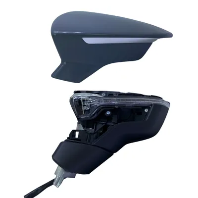 Produktbild von BILMAX Links Außenspiegel Ersatz für Seat Leon 5F 2013-2021 Elektrisch Verstellbar, Manuell Einklappbar, mit Blinklicht, Beheizt, 6 Kabel