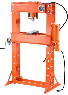 Image de Presse hydraulique 50t - presse d'atelier avec plateau de pressage - presse hydraulique haute performance pour atelier et garage