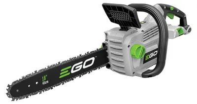 Produktbild von EGO CS1800E, 45 cm, 1,3 mm, 20 m/s, 76,2 / 8 mm (3 / 8"), 6,2 cm, Schwarz, Grün, Grau