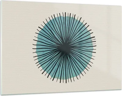 Produktbild von Bilder auf glas - Einteilig - Auge Abstraktion Modern - 120x80cm - Glasbilder - Wandbilder - Bilder - zum Aufhängen bereit - Wanddekoration aus Glas - Glas Bilder - Wandbild auf Glas - GAA120x80-4224