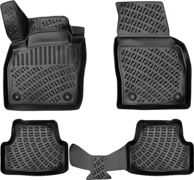 Produktbild von Rizline kompatibel mit Skoda Fabia IV ab 2021 Autofußmatten 3D Gummimatten