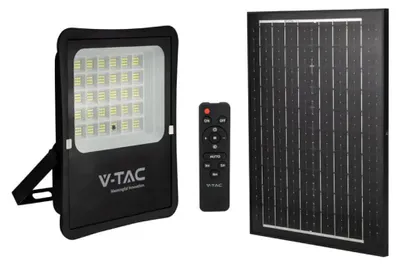 Obrázok produktu pre Led Solárny Projektor 20W 4000K 2400Lm V-Tac