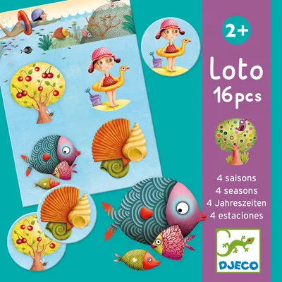 Obrázok produktu pre Loto hra s ročnými obdobiami, Djeco
