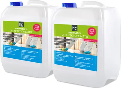 Produktbild von 2x 5 L Isopropanol 70 - Desinfektionsmittel für Oberflächen