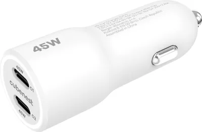 Produktbild von Cubenest PD 45W 2xUSB-C Auto Ladegerät E2C0
