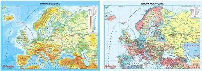 Obrázok produktu pre Obojstranný podklad s mapou Európy