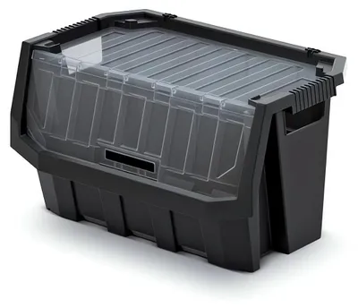 Image de Plastový úložný box uzavíratelný TRUCK MAX PLUS 580x380x342 mm - barva: černá